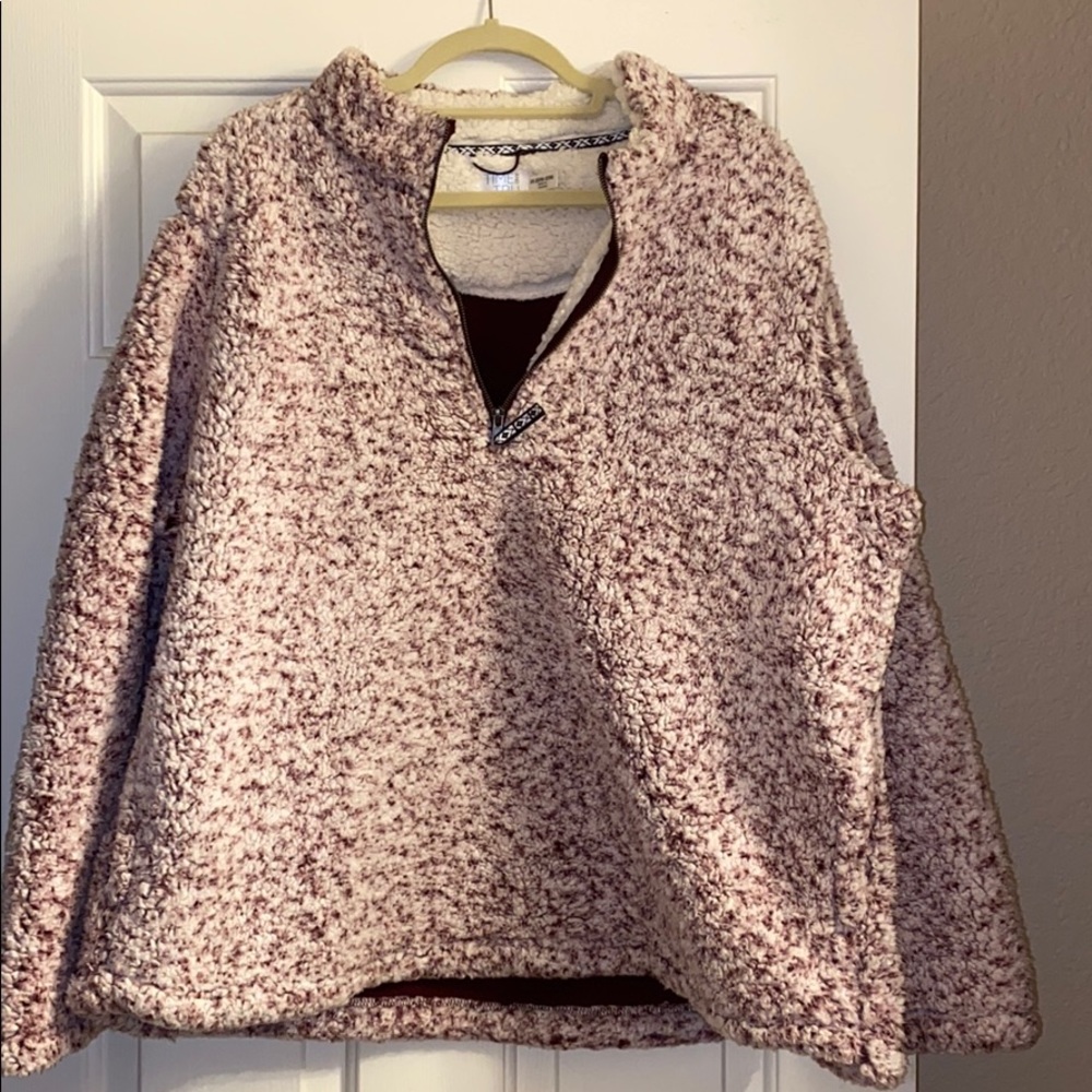 Time and Tru Maroon Sherpa